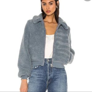 Privacy Please Laken Jacket in Dusty Blue